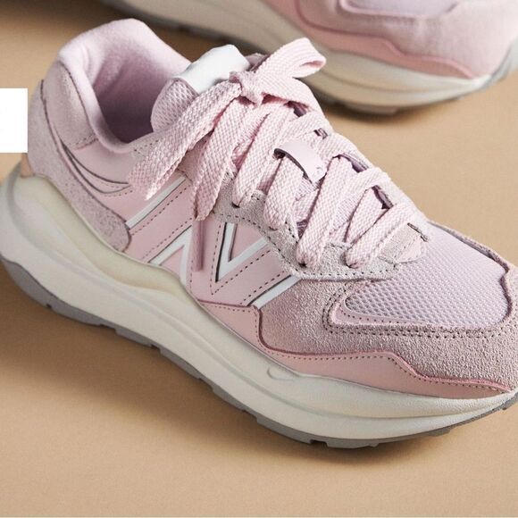 NEW BALANCE Womens pink Mixed Media 5740 V1 Round Toe Sneakers Shoes 5.5 - Picture 2 of 7
